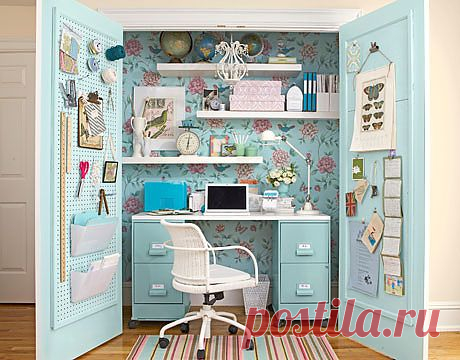 small office in a closet | Flickr - Photo Sharing!