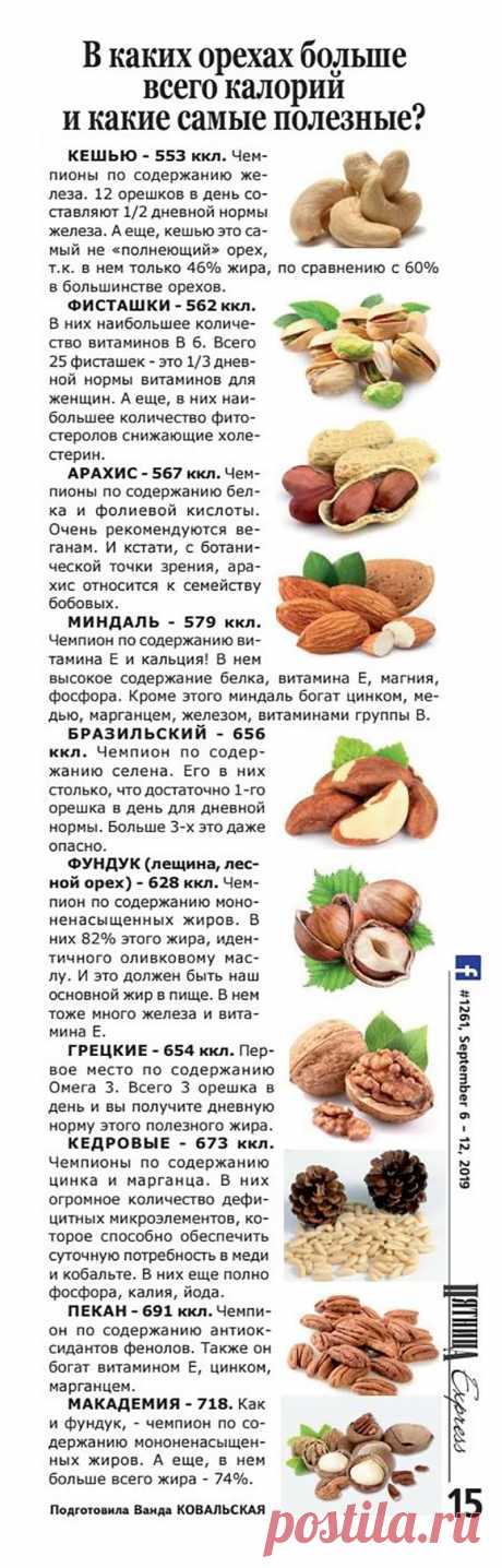 Самые полезные орехи