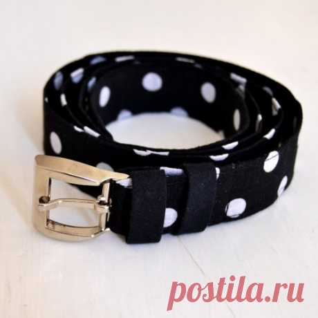 ♥ DIY Fabric Belt by DIY ♥ MODE | Project | Sewing / Accessories | Men's | Women's | Kollabora