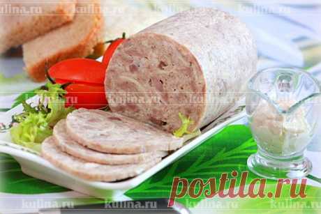 Свиной зельц – рецепт приготовления с фото от Kulina.Ru