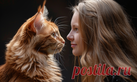 Как понять, что говорит кошка? 7 секретов общения с кошкой: Переводим кошачий язык на человеческий | AlphaPet | Дзен
