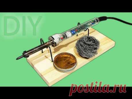 Making a Soldering Iron Stand at home! DIY