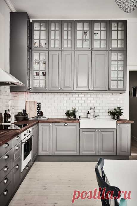 Под кирпич: стильные кухонные фартуки из керамической плитки