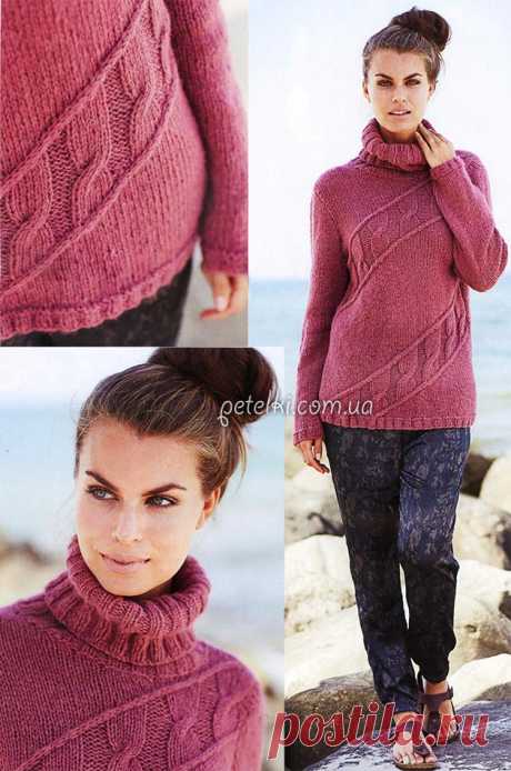 Теплые свитера и пуловеры со схемами » Страница 5