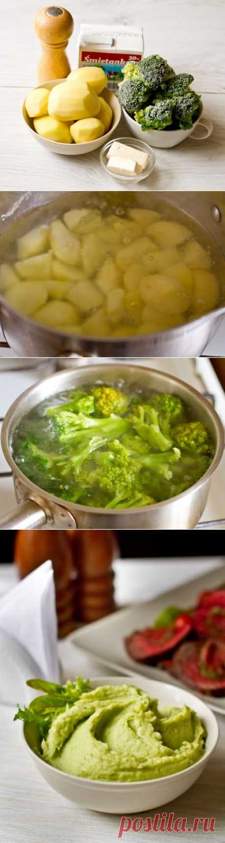 Пюре из брокколи и картофеля - Пошаговый рецепт с фото | Блюда из овощей | Гарниры | Вкусный блог - рецепты под настроение
