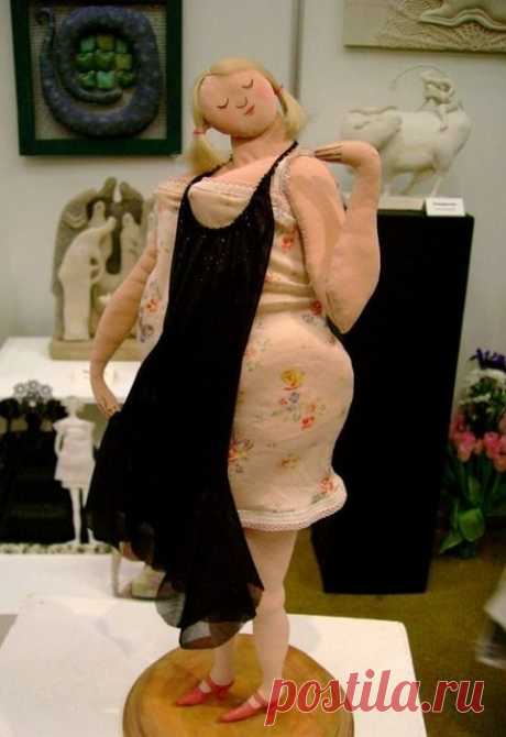 Авторские куклы-скульптуры из ткани — Рукоделие