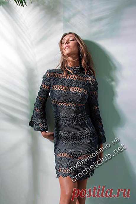 Платье из новой коллекции Giovana Dias - Вязание Крючком. Блог Настика