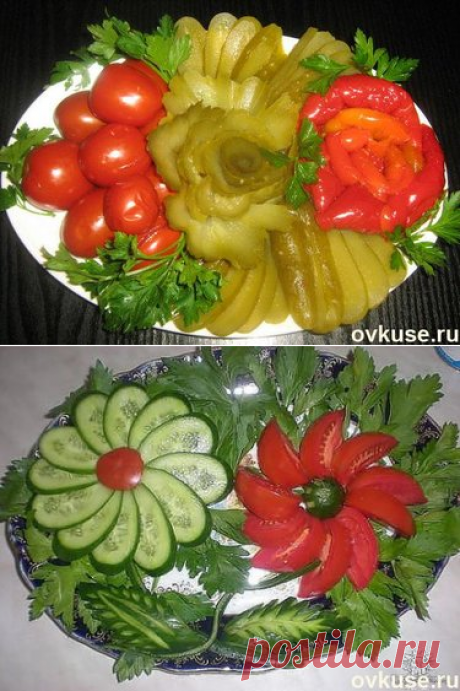 красивая нарезка овощей