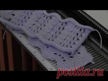 Machine Knit Feather & Fan Lace by Diana Sullivan