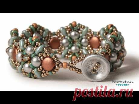 Firm Foundations Bracelet - DIY Jewelry Making Tutorial by PotomacBeads