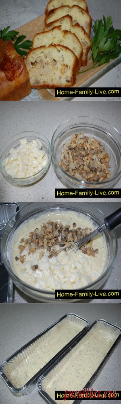 Паштида с грибами и сыром/Сайт с пошаговыми рецептами с фото для тех кто любит готовить