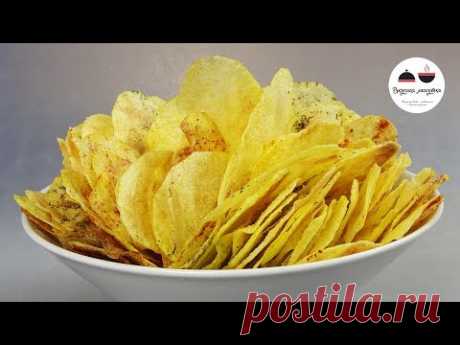 ЧИПСЫ в Микроволновке 4 ВКУСА! Обалденные! Homemade Potato Chips