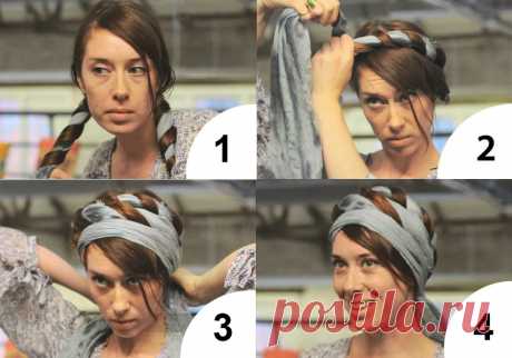 Как красиво завязать шарф на голове разными способами: красиво и стильно (видео)