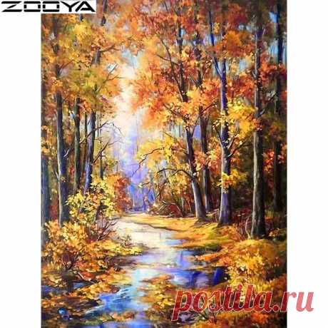 ZOOYA Diamond Embroidery DIY Diamond Painting Forest Stream Falling Maple Leaves Diamond - US $6.44 ZOOYA Diamond Embroidery DIY Diamond Painting Forest Stream Falling Maple Leaves Diamond Painting Rhinestone Cross Stitch R546. Price history. Category: Home & Garden. Subcategory: Arts, Crafts & Sewing. Product ID: 32845460583. US $6.44.