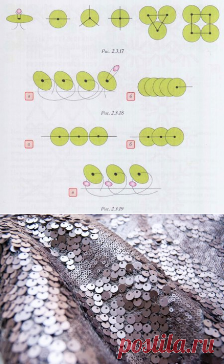 Как пришить пайетки правильно своими руками разными способами