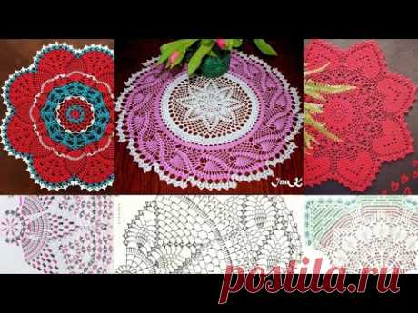 Top class  hand knitted crochet doily designs with graphics