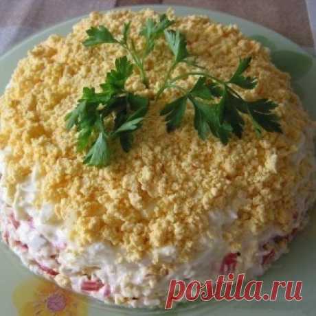 Любимый слоеный салатик моей семьи. Вкусно и недорого