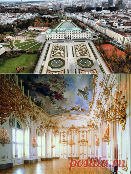 Дворец Бельведер в Вене - великолепный австрийский замок Версаль - Planet of Hotels