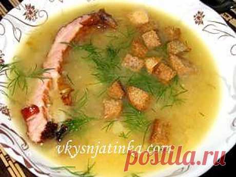 Гороховый суп с копченостями - рецепт с фото