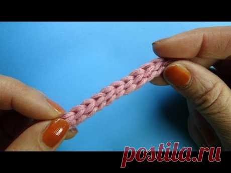 Шнурок крючком Crochet cord