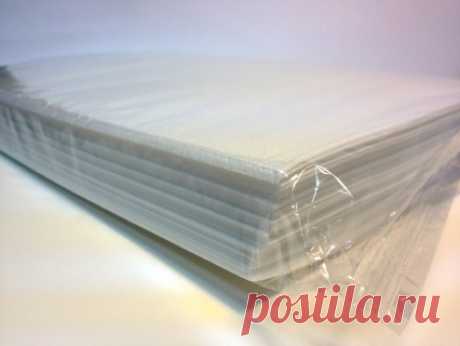 Вафельная съедобная бумага тонкая (100 листов)