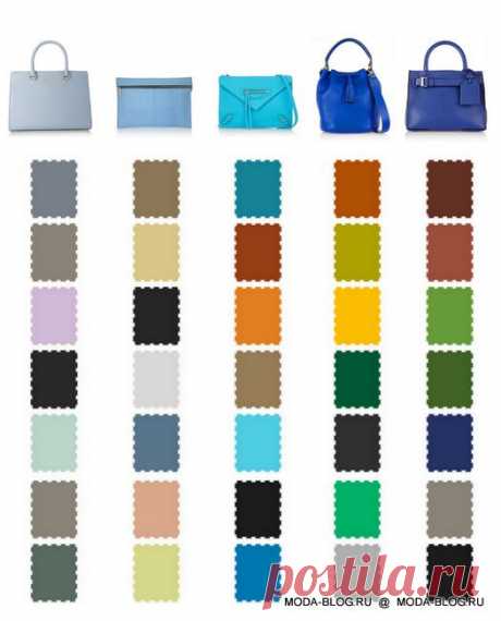 Цветовые схемы: сумка + обувь