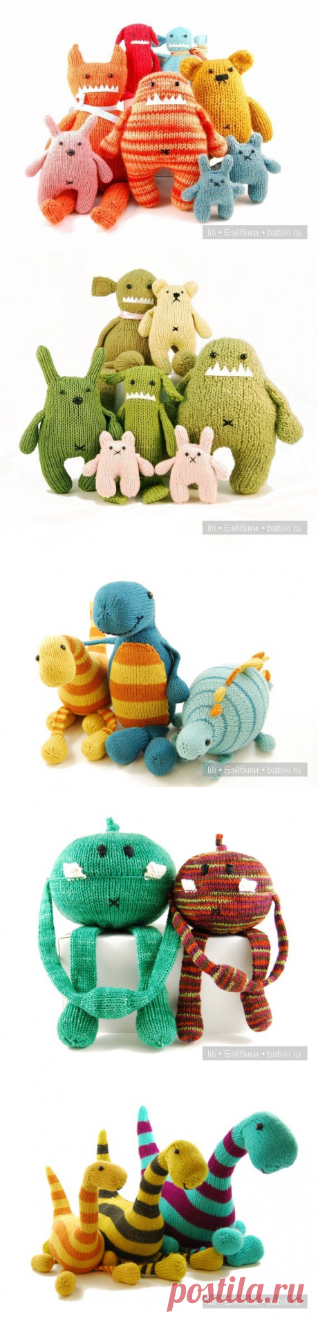 Вязанные маленькие монстрики - авторские игрушки от Rebecca Danger / Мишки Тедди (Teddy Bear) - фото, картинки, открытки / Бэйбики. Куклы фото. Одежда для кукол