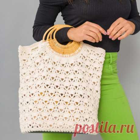Пляжная сумка крючком. Описание и схемы – Paradosik Handmade - вязание для начинающих и профессионалов