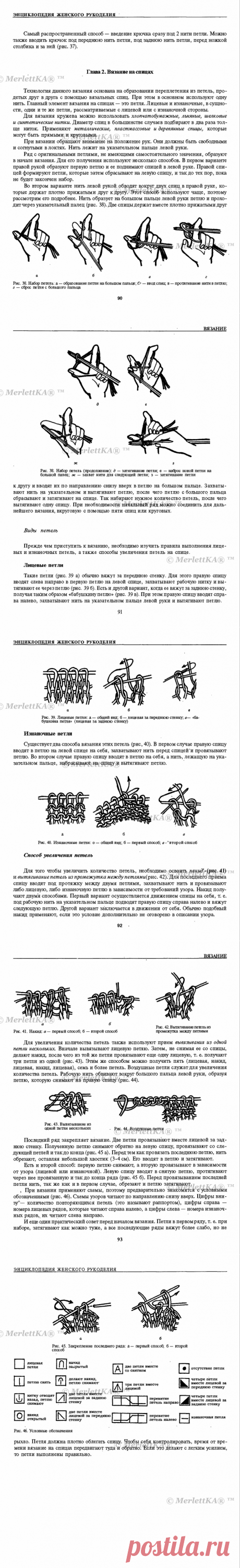 ОСНОВНЫЕ ПРИЕМЫ И ТЕРМИНЫ ПО ВЯЗАНИЮ КРЮЧКОМ И СПИЦАМИ / Всё из мира рукоделия (изучаю и делюсь различными техниками и видами рукоделия)