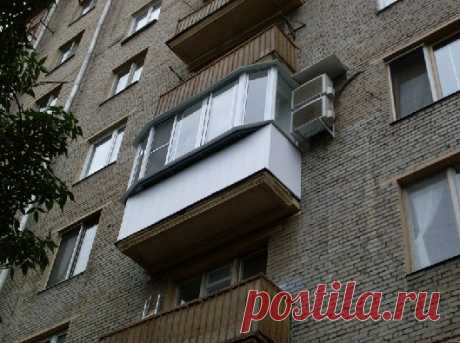 Вынос балкона, выносное остекление в Москве