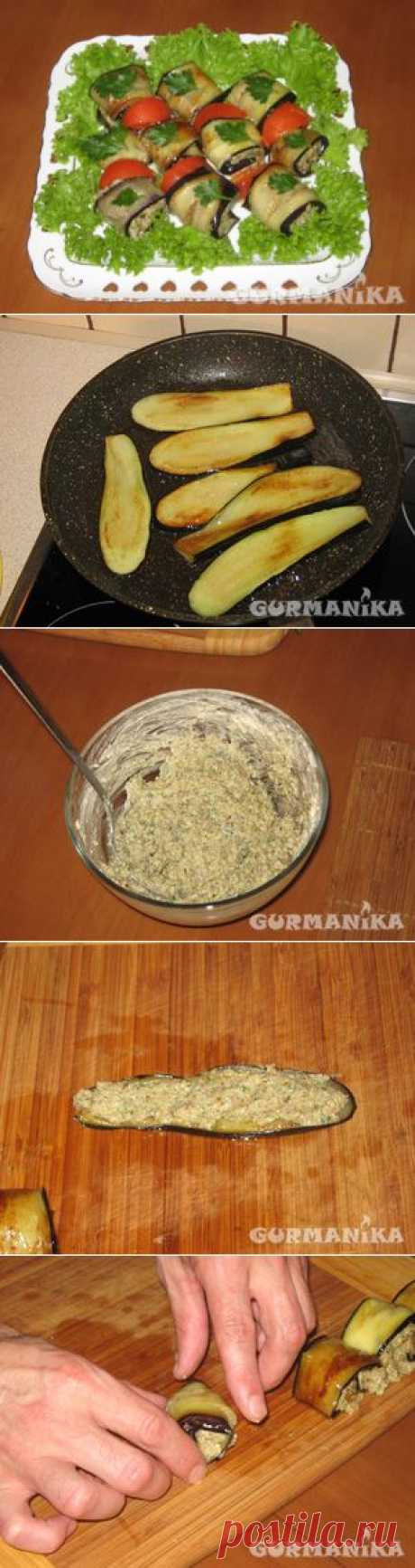 Баклажаны с ореховой начинкой - рецепт приготовления с фото