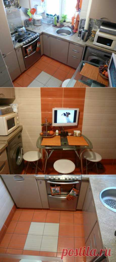 Дизайн кухни 4,8 кв.м