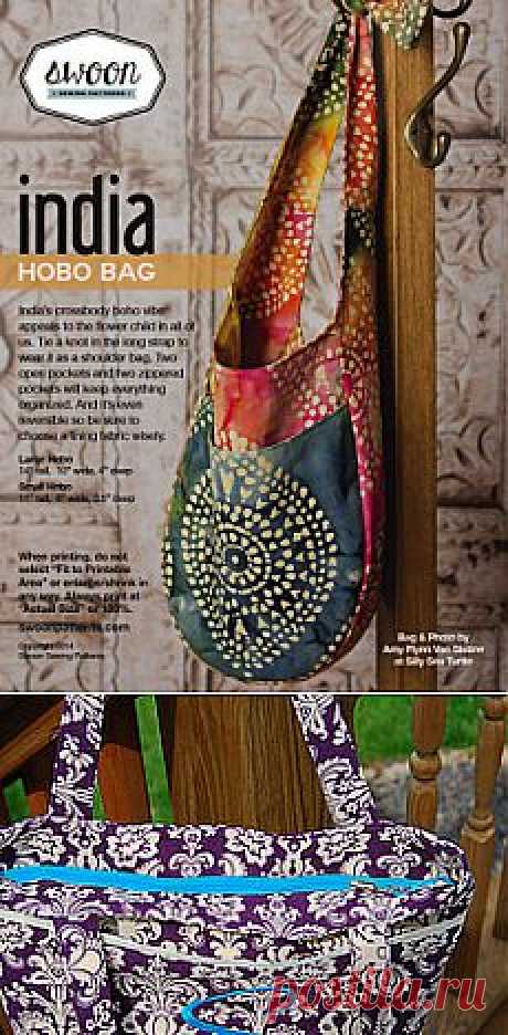 India Hobo Bag - Swoon Sewing Patterns