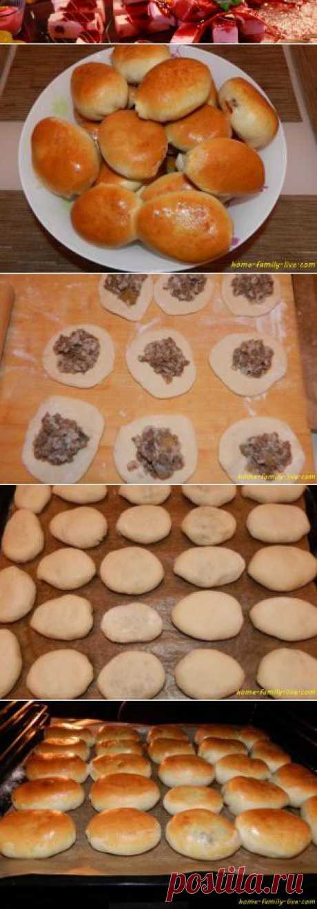 Пирожки с мясом печеные - пошаговый рецепт с фотоКулинарные рецепты