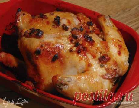 Курица, фаршированная курагой и грецкими орехами, пошаговый рецепт на 2756 ккал, фото, ингредиенты - Юлия Высоцкая