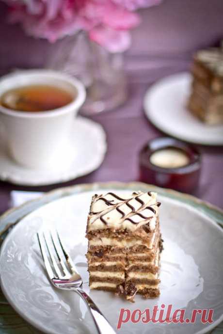 ღChocolate Custard Cake