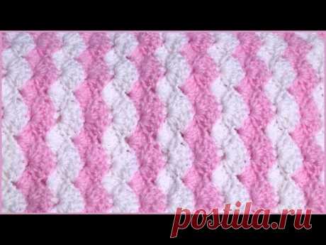 How to Crochet a Baby Blanket Using a Shell Stitch