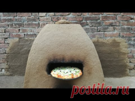 Primitive Technology Clay Mud Oven for Pizza | Cob Oven Clay | Outdoor Kitchen | Pizza Oven - YouTube