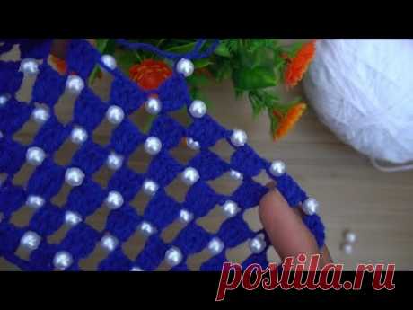 wow !! New models 💯👌 * Super Easy Tunisian Crochet Baby Blanket For Beginners online Tutorial