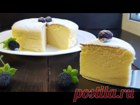 Японский ХЛОПКОВЫЙ чизкейк 🍥 ПОШАГОВЫЙ РЕЦЕПТ 🍥 Japanese cotton cheesecake