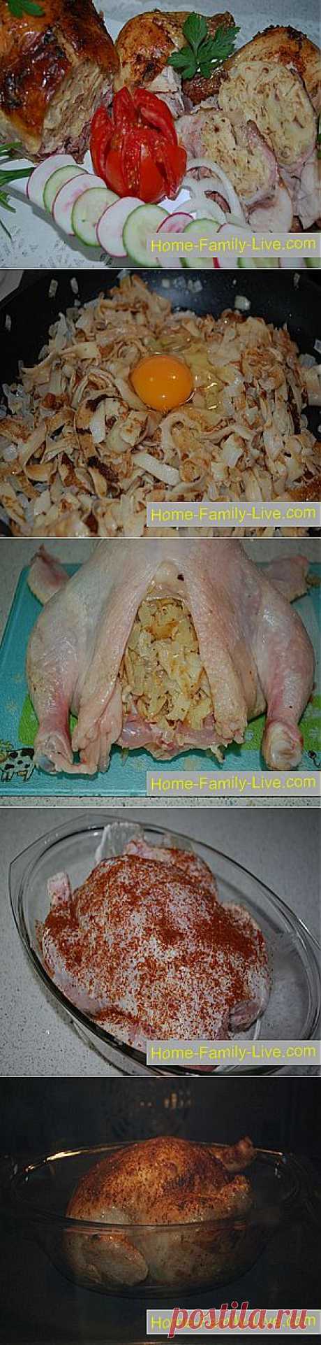 Кулинарные рецепты Курица фаршированная блинами &amp;raquo; Кулинарные рецепты