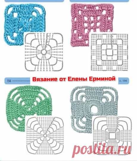 🔥Большая подборка схем вязания мотивов. 👍На это стоит посмотреть: замечательная идея жакета | Вязание крючком Елена Ермина | Дзен