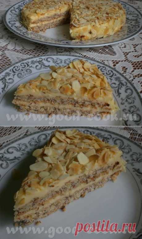 Schwedische Mandeltorte 
Шведский миндальный торт (из немецкой IKEA)