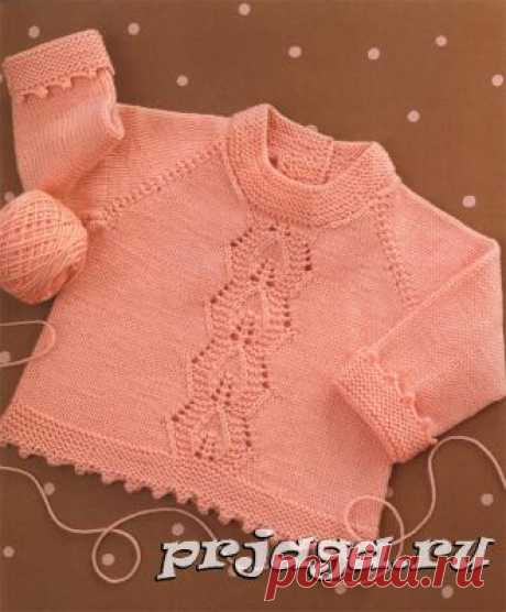 Детский пуловер и свитер спицами или крючком