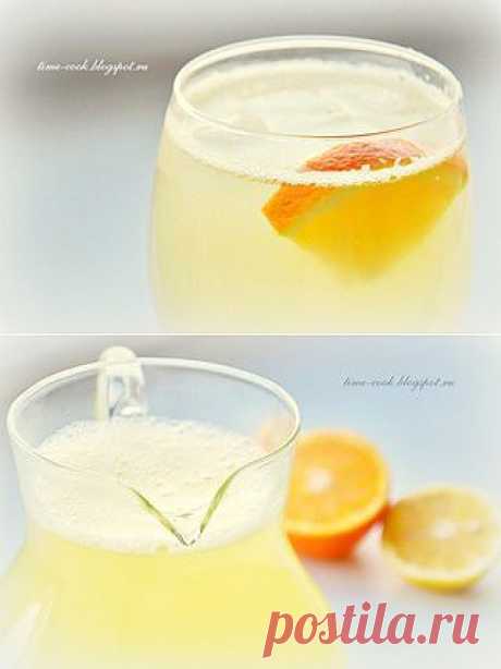 Домашний лимонад из апельсина и лимона | Готовим вместе
