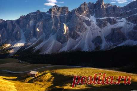 Альпийская панорама, Италия. Автор фото — Андрей Базанов: