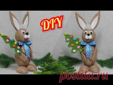 СИМВОЛ 2023 года. КРОЛИК своими руками.Новогодние поделки своими руками. Rabbit.DIY Christmas crafts