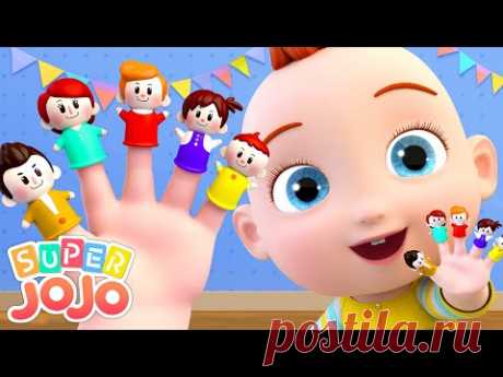 The Finger Family Song | Nursery Rhymes & Kids Songs by Super JoJo