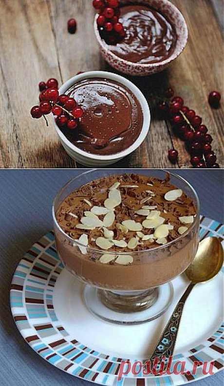 (+1) тема - Бархатный шоколадный пудинг за 20 минут | Любимые рецепты