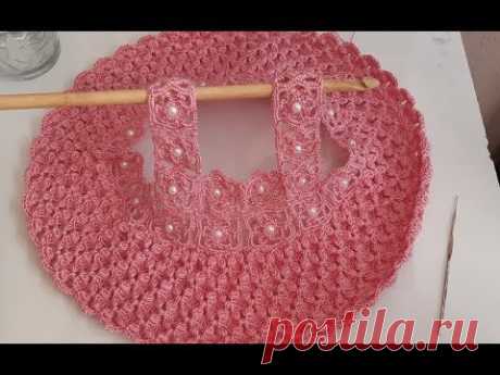 (2316) Blusa tejida a crochet/ vestido a crochet / ganchillo / easy crochet dress / parte #1 - YouTube
